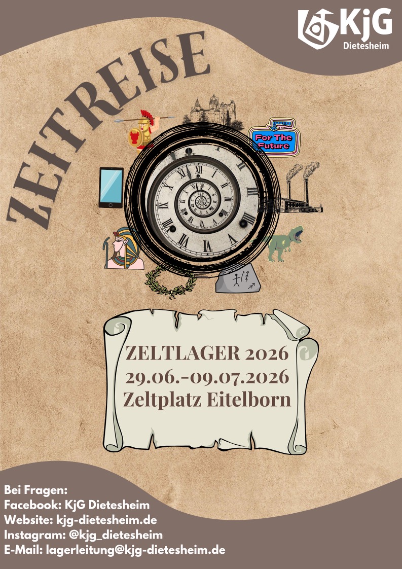 Zeltlageranmeldung verfügbar
